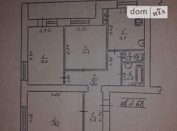 Продажа трехкомнатной квартиры в Миргороде, на Гоголя 162, фото 2 Продажа трехкомнатной квартиры в Миргороде, на Гоголя 162, фото 2