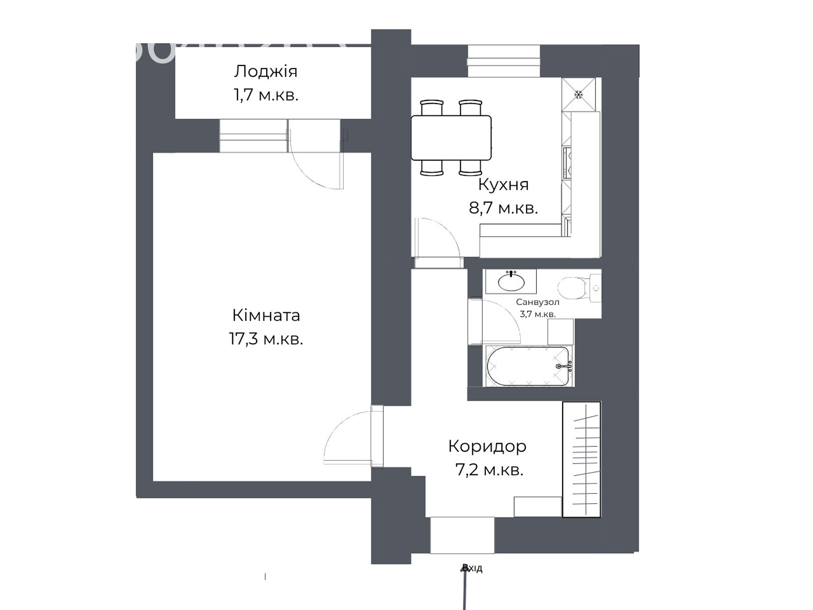 Продажа однокомнатной квартиры в Моршине, на ул. Ивана Франка, фото 1 Продажа однокомнатной квартиры в Моршине, на ул. Ивана Франка, фото 1