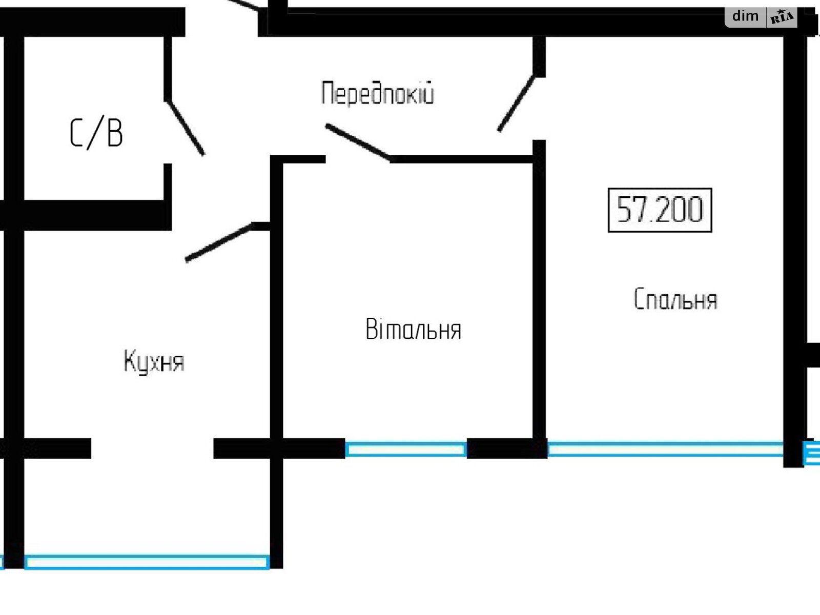 Продажа двухкомнатной квартиры в Никитинцах, на ул. Украинских Декабристов 45, фото 1