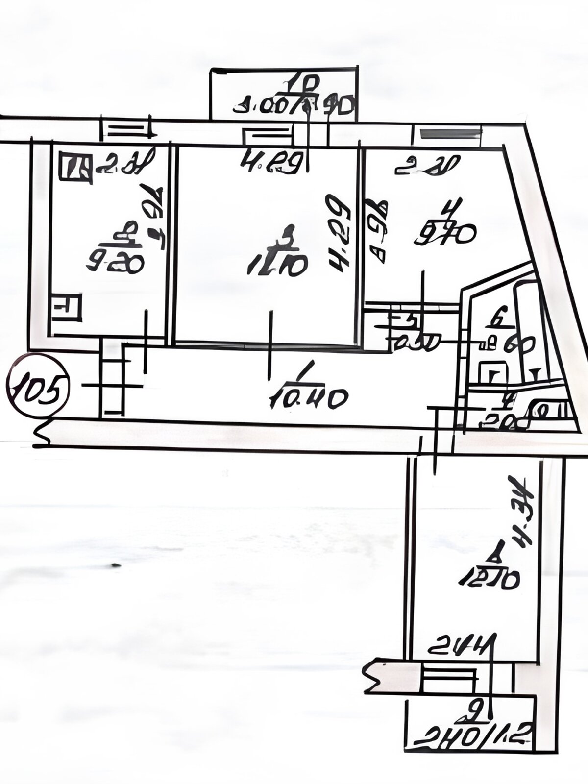 Продажа трехкомнатной квартиры в Николаеве, на ул. Олега Ольжича 5А, район Корабельный фото 1