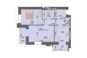 Продаж двокімнатної квартири в Миколаєві, на вул. Курортна 7В/7, район Ліски фото 2 Продаж двокімнатної квартири в Миколаєві, на вул. Курортна 7В/7, район Ліски фото 2