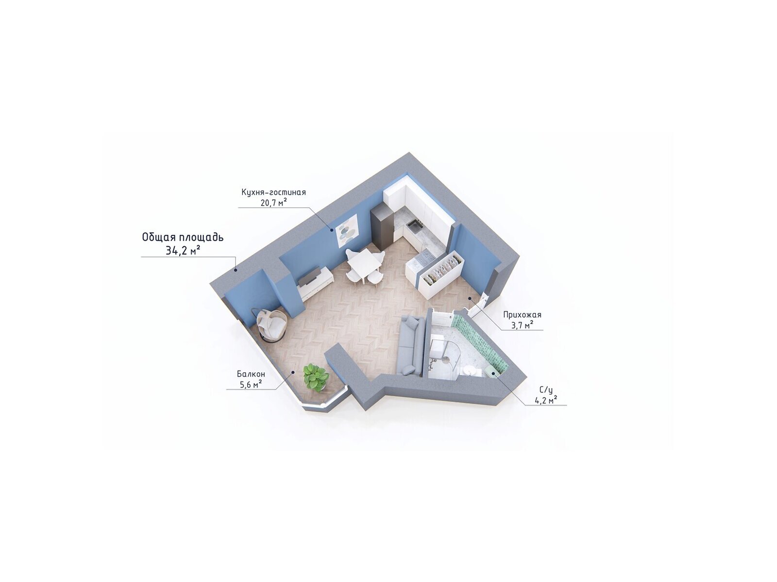 Продажа однокомнатной квартиры в Николаеве, на ул. Курортная 7В/7, район Лески фото 1