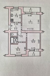 Продаж трикімнатної квартири в Миколаєві, на вул. Водопровідна, район Сухий фонтан фото 2