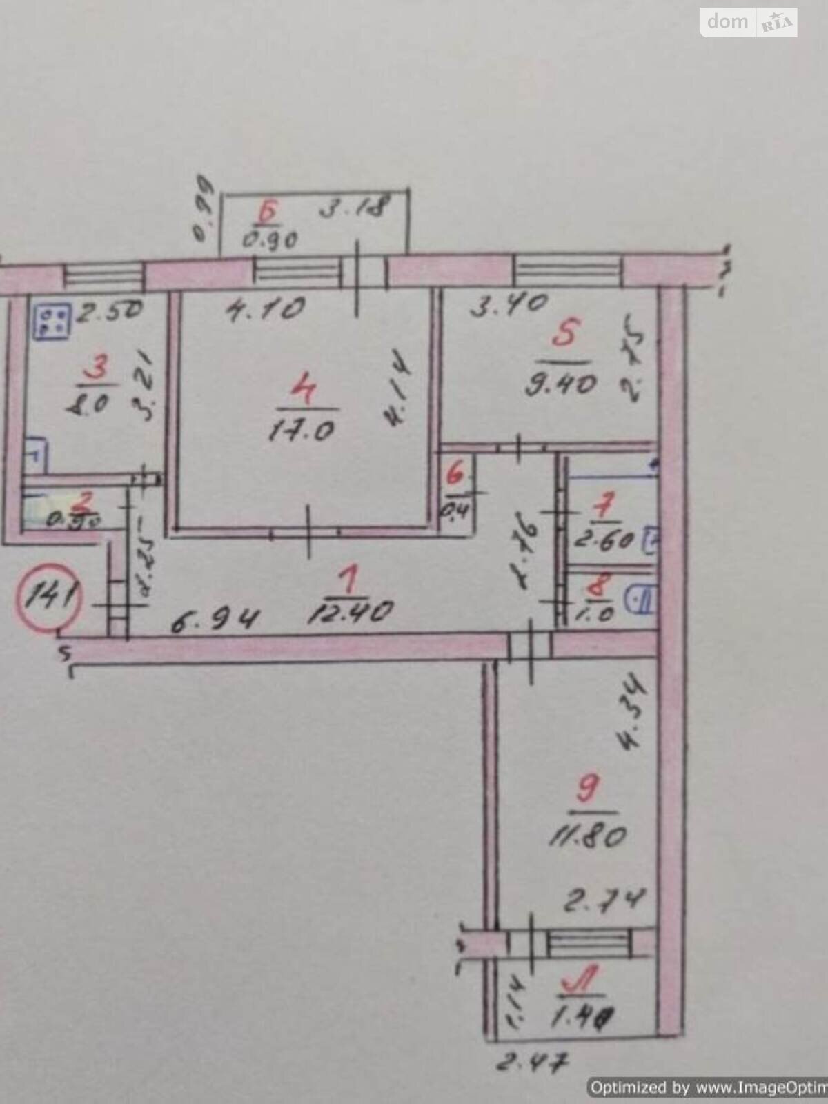 Продаж трикімнатної квартири в Миколаєві, на вул. 6-а Слобідська 11, район Центр фото 1