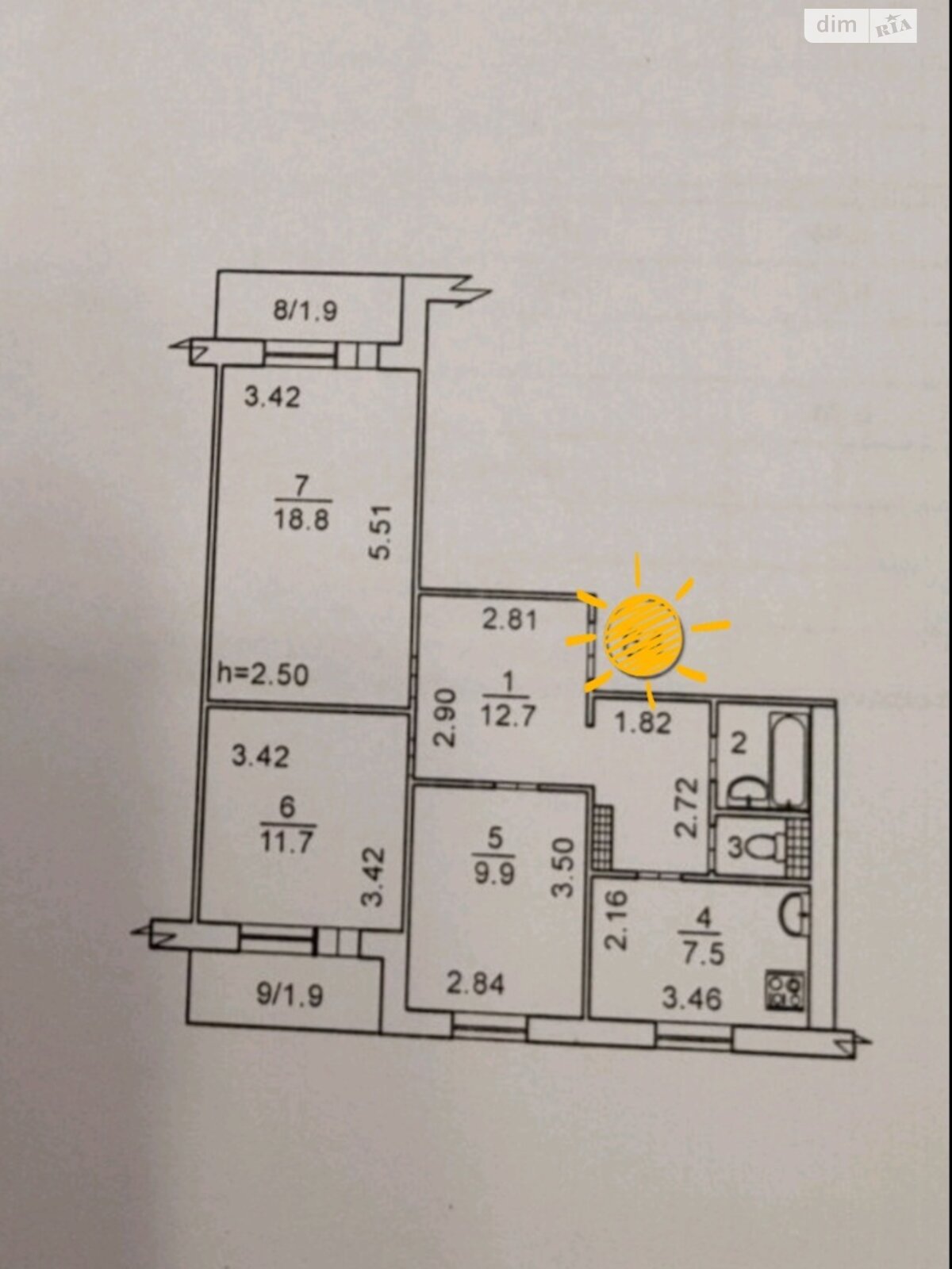 Продажа трехкомнатной квартиры в Николаеве, на ул. Колодезная, район Центр фото 1