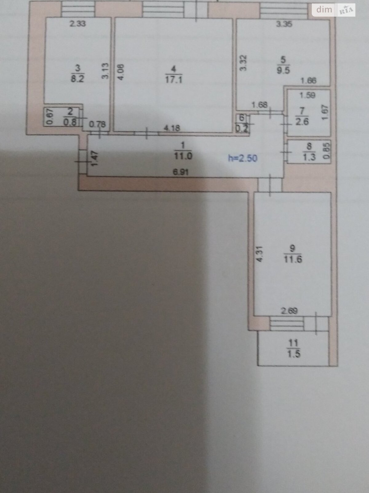 Продаж трикімнатної квартири в Миколаєві, на вул. Чкалова (Центр) 110Б, район Заводський фото 1