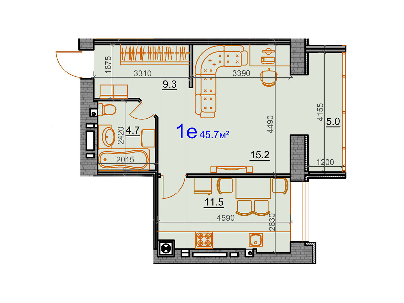 Продаж однокімнатної квартири в Миколаєві, на вул. Курортна 7В/7, район Ліски фото 1 Продаж однокімнатної квартири в Миколаєві, на вул. Курортна 7В/7, район Ліски фото 1
