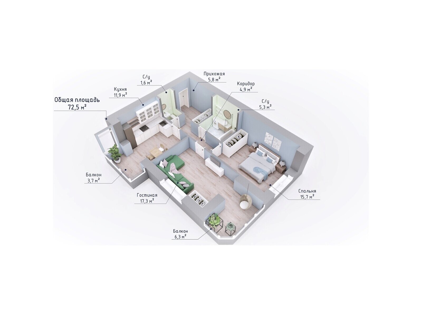 Продаж двокімнатної квартири в Миколаєві, на вул. Курортна 7В/7, район Ліски фото 1 Продаж двокімнатної квартири в Миколаєві, на вул. Курортна 7В/7, район Ліски фото 1