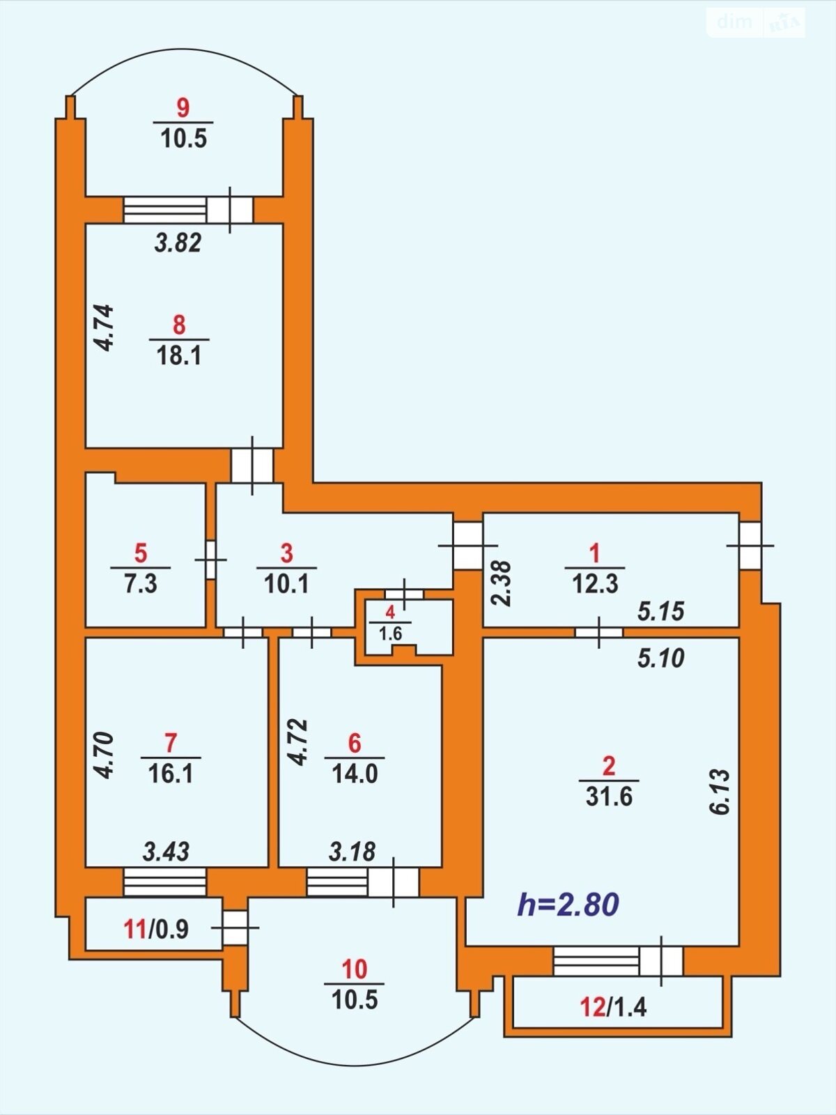 Продаж трикімнатної квартири в Миколаєві, на вул. Лазурна 5 корпус 11, район Заводський фото 1