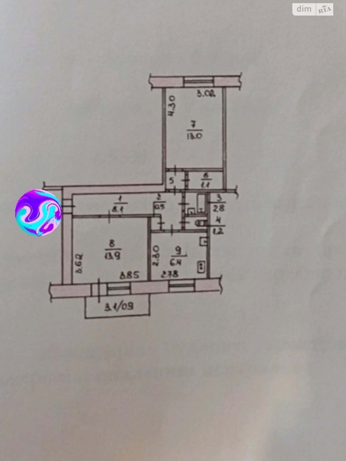 Продаж двокімнатної квартири в Миколаєві, на вул. Леваневців, район Заводський фото 1