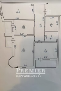 Продажа трехкомнатной квартиры в Одессе, на плато Аркадийское 9, район Аркадия фото 2