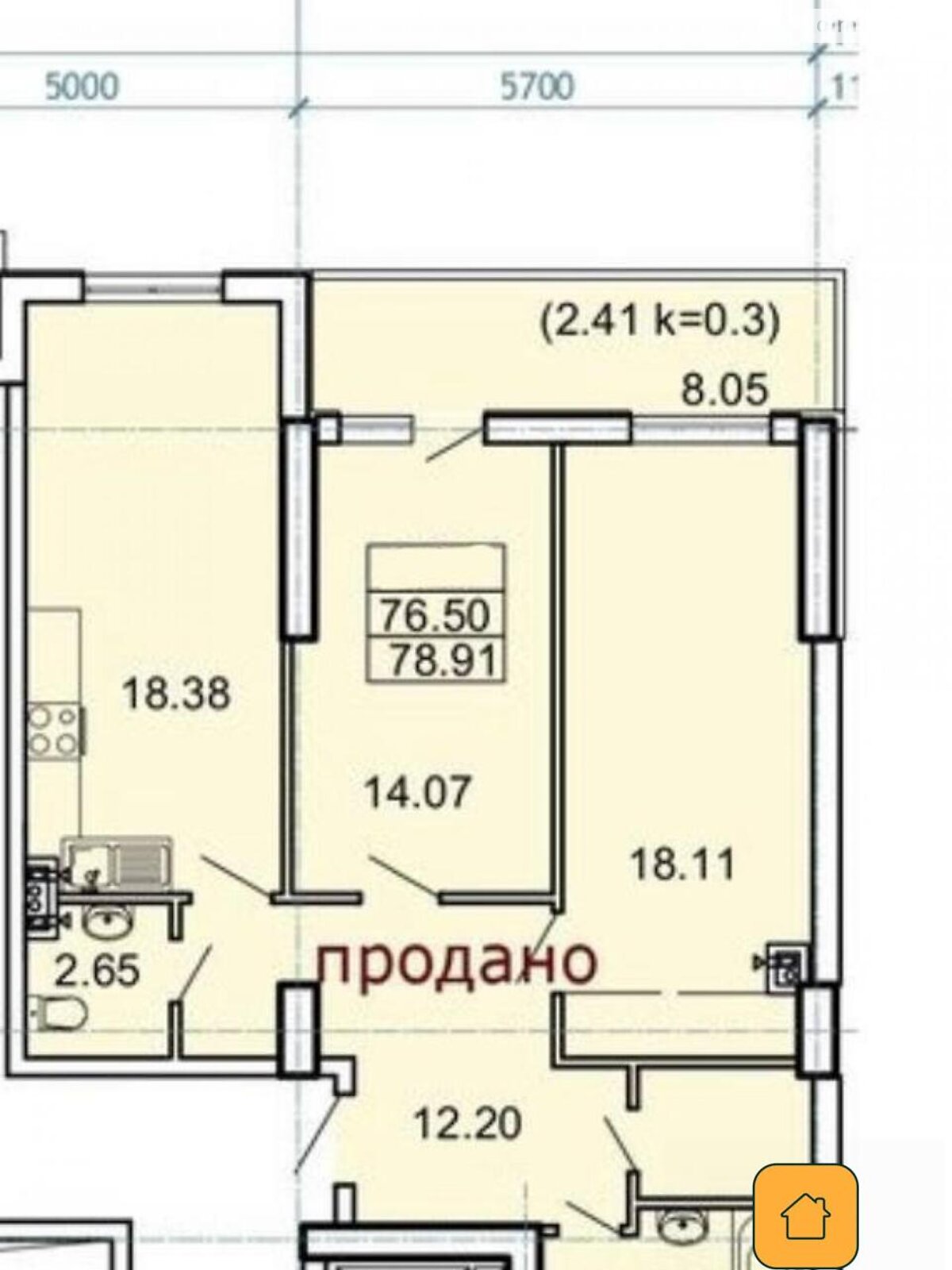 Продажа двухкомнатной квартиры в Одессе, на дор. Фонтанская 25 корпус 1, район Аркадия фото 1 Продажа двухкомнатной квартиры в Одессе, на дор. Фонтанская 25 корпус 1, район Аркадия фото 1