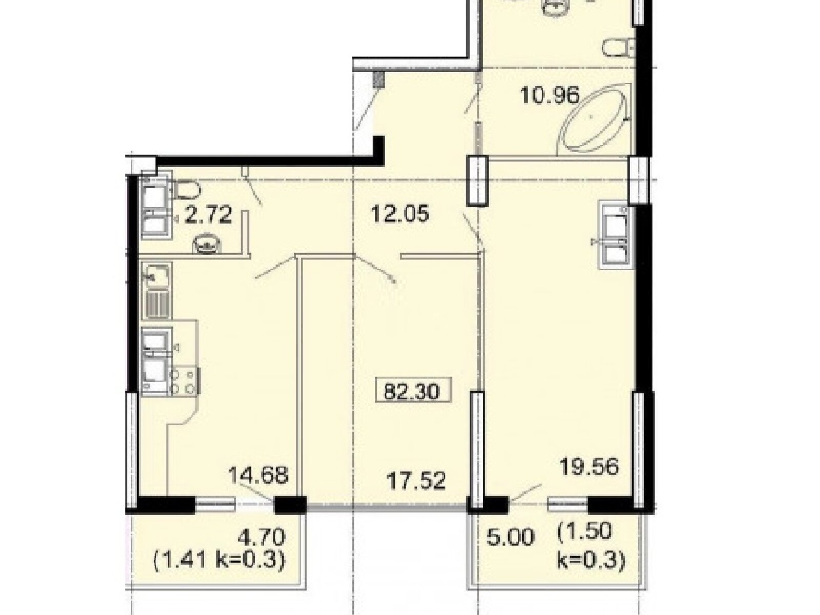 Продаж двокімнатної квартири в Одесі, на дор. Фонтанська, район Аркадія фото 1