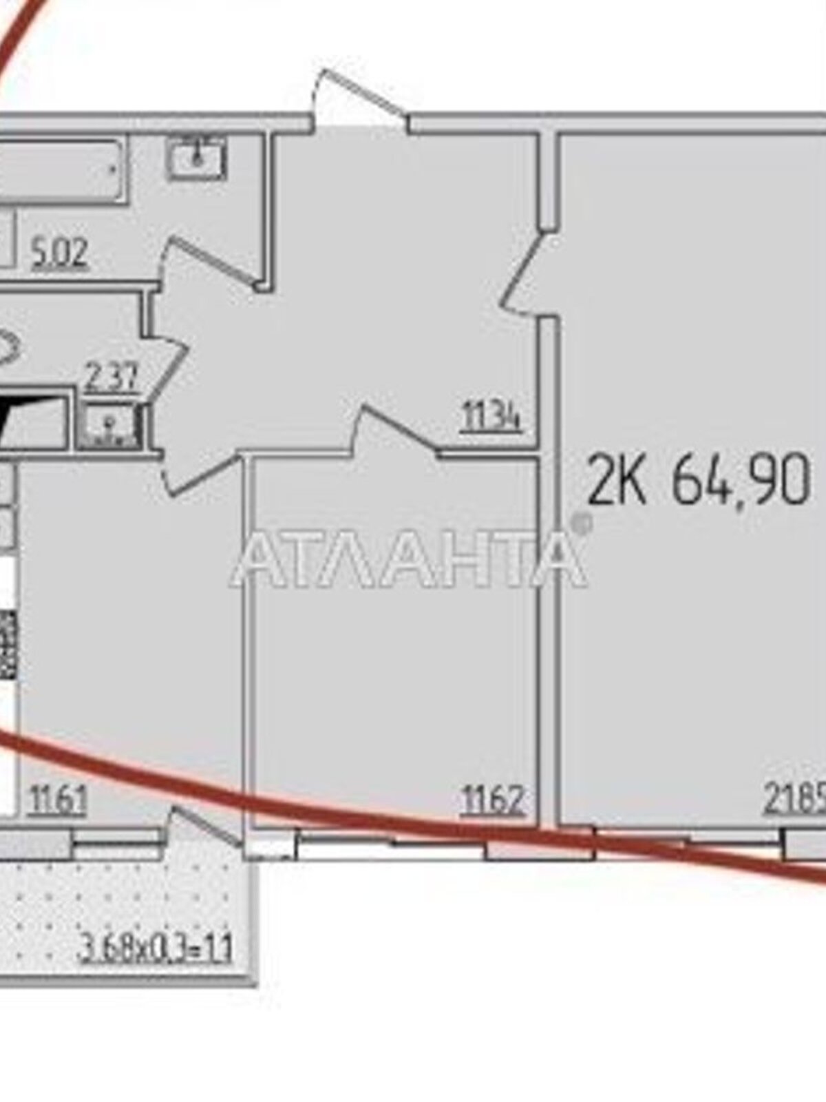 Продажа двухкомнатной квартиры в Одессе, на ул. Генуэзская, район Аркадия фото 1