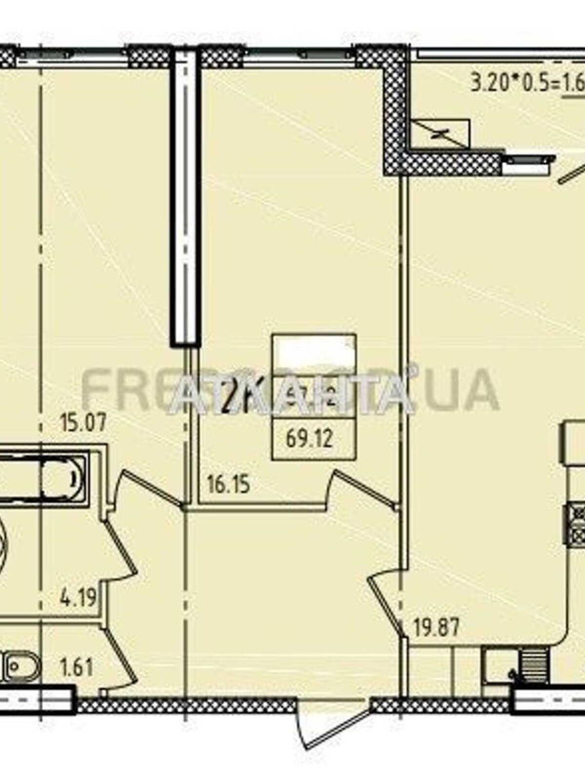 Продаж двокімнатної квартири в Одесі, на вул. Генуезька, район Аркадія фото 1