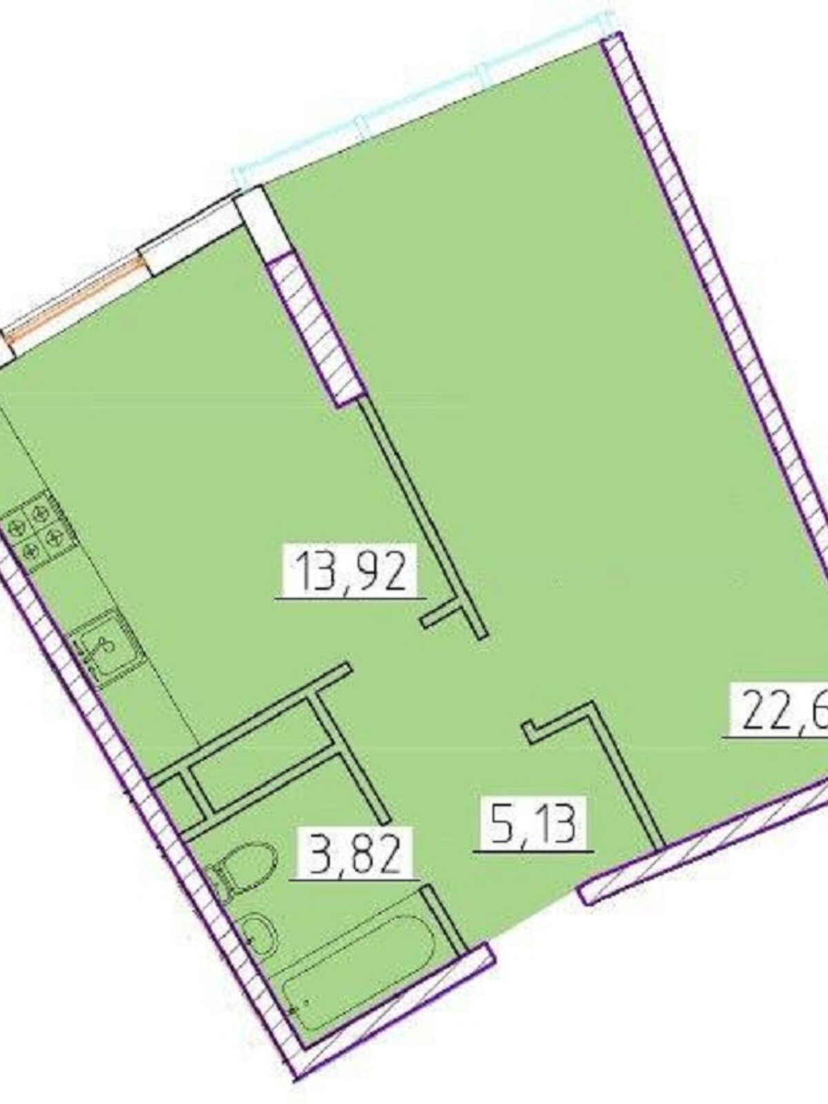 Продажа однокомнатной квартиры в Одессе, на ул. Генуэзская 3В, район Аркадия фото 1 Продажа однокомнатной квартиры в Одессе, на ул. Генуэзская 3В, район Аркадия фото 1