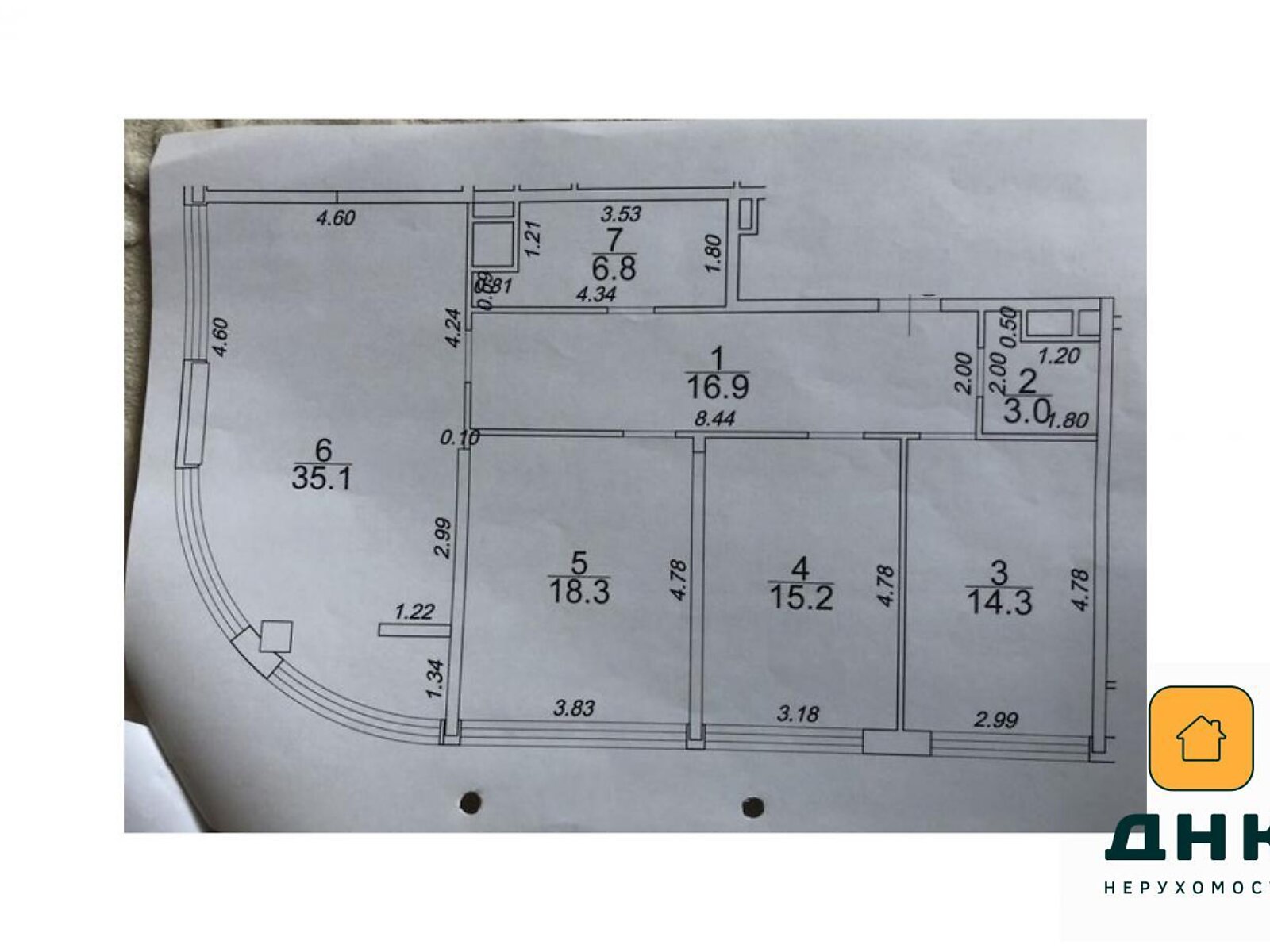 Продаж трикімнатної квартири в Одесі, на вул. Каманіна 16А/6, район Аркадія фото 1