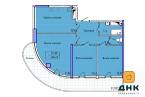 Продаж двокімнатної квартири в Одесі, на вул. Каманіна, район Аркадія фото 2