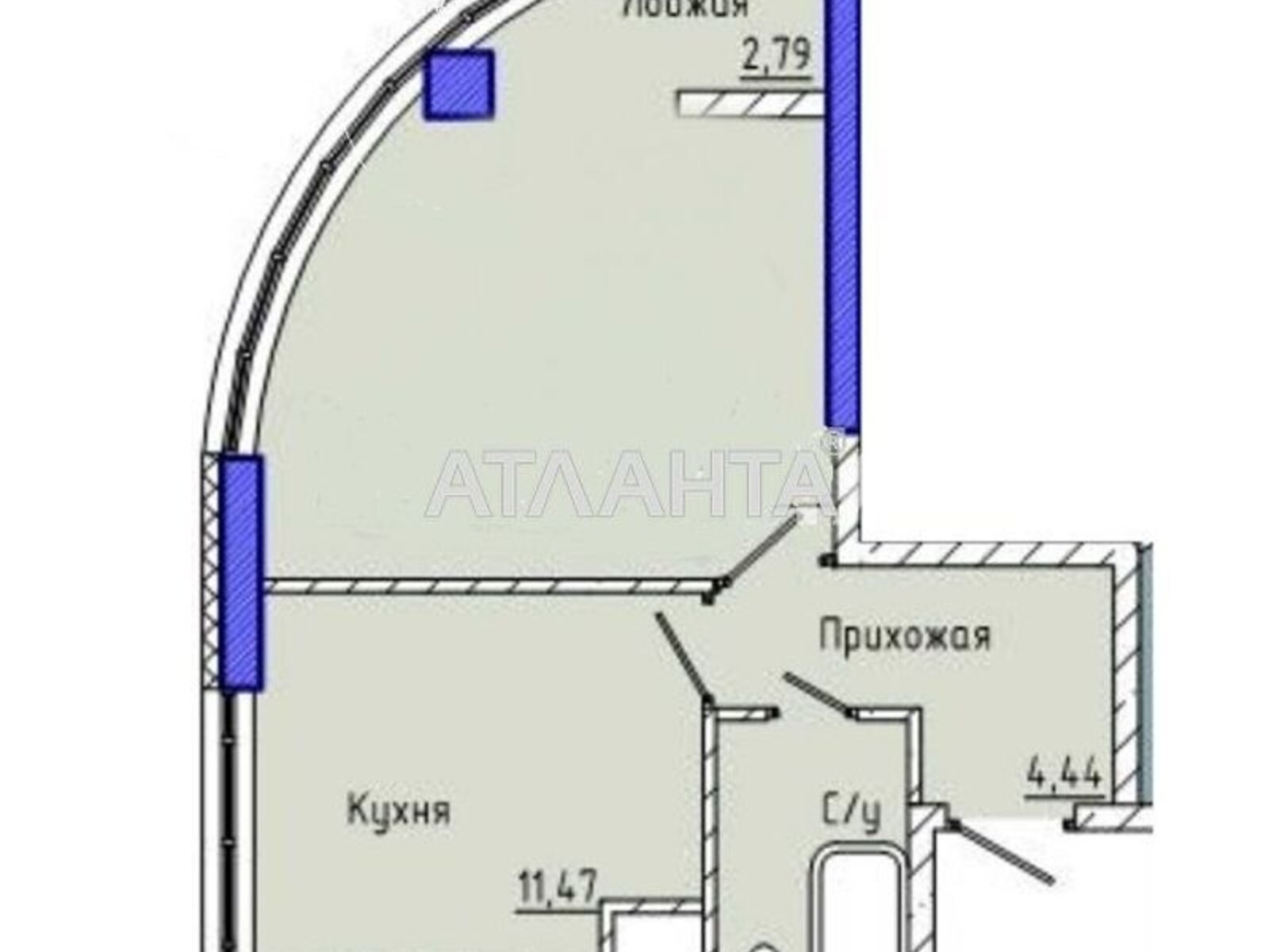 Продажа однокомнатной квартиры в Одессе, на ул. Каманина 16/6А, район Аркадия фото 1