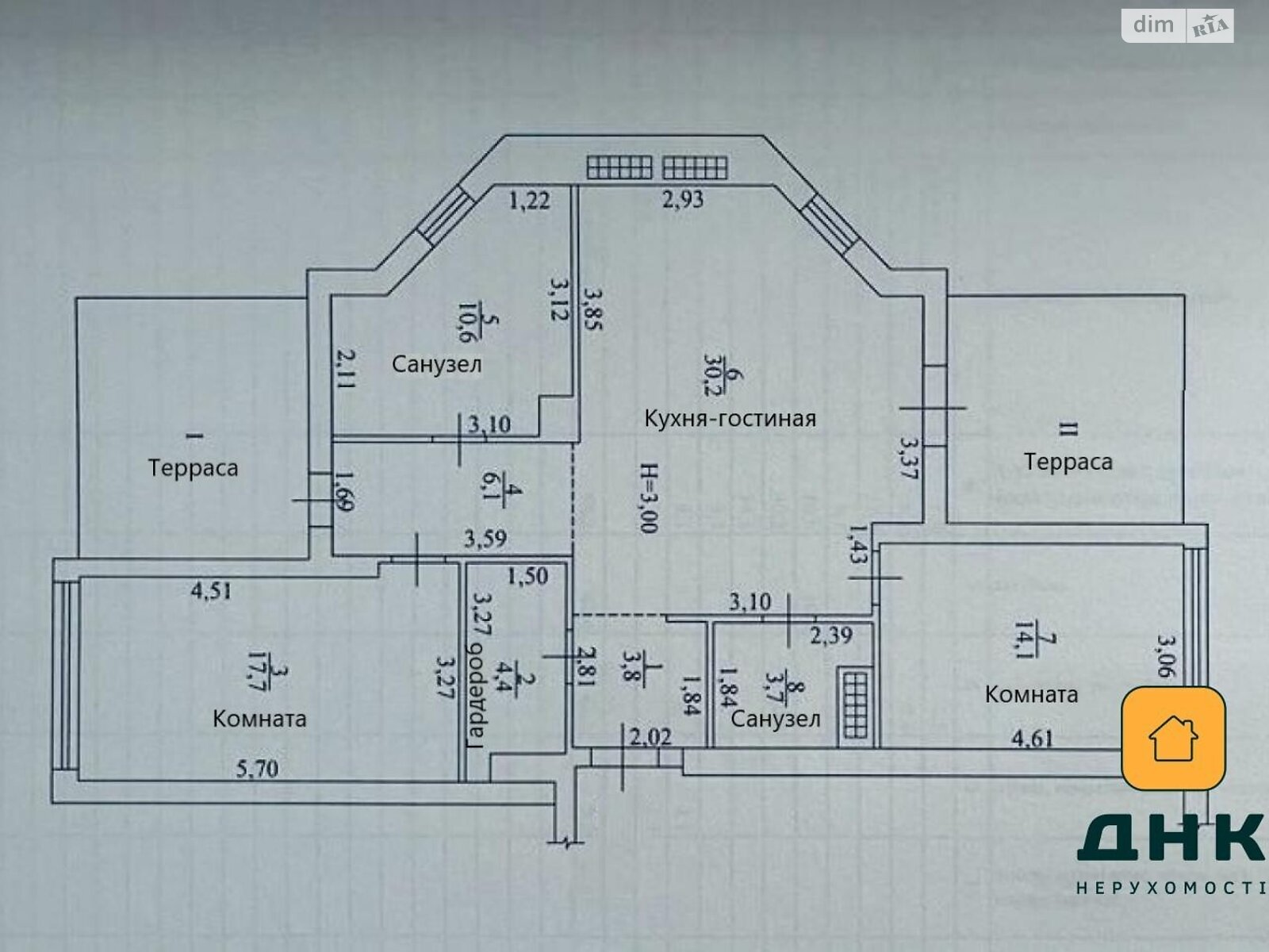 Продажа трехкомнатной квартиры в Одессе, на пер. Курортный 1Б, район Аркадия фото 1