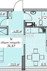 Продажа однокомнатной квартиры в Одессе, на пер. Курортный, район Аркадия фото 2