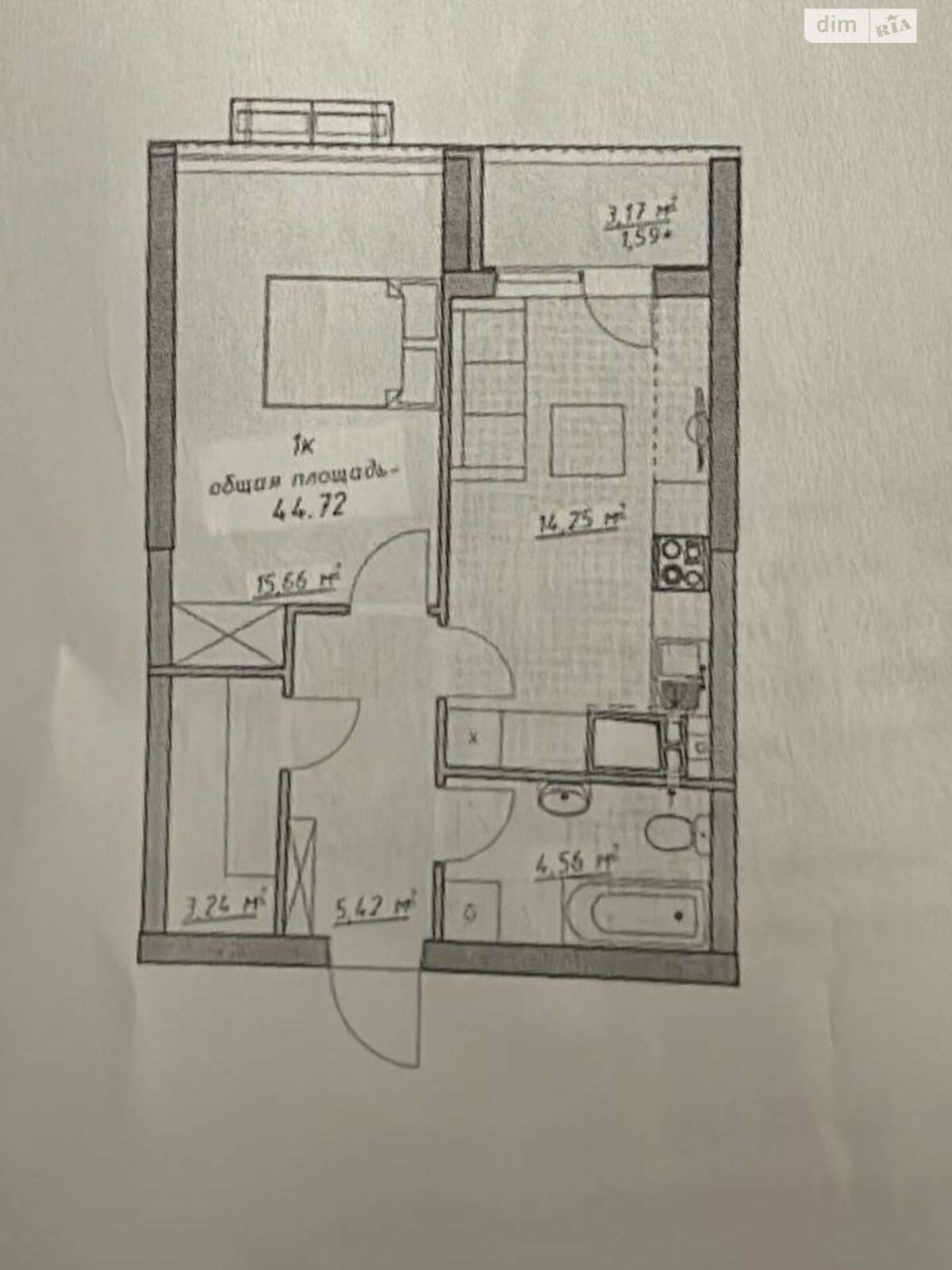 Продаж однокімнатної квартири в Одесі, на пров. Курортний 2, район Аркадія фото 1