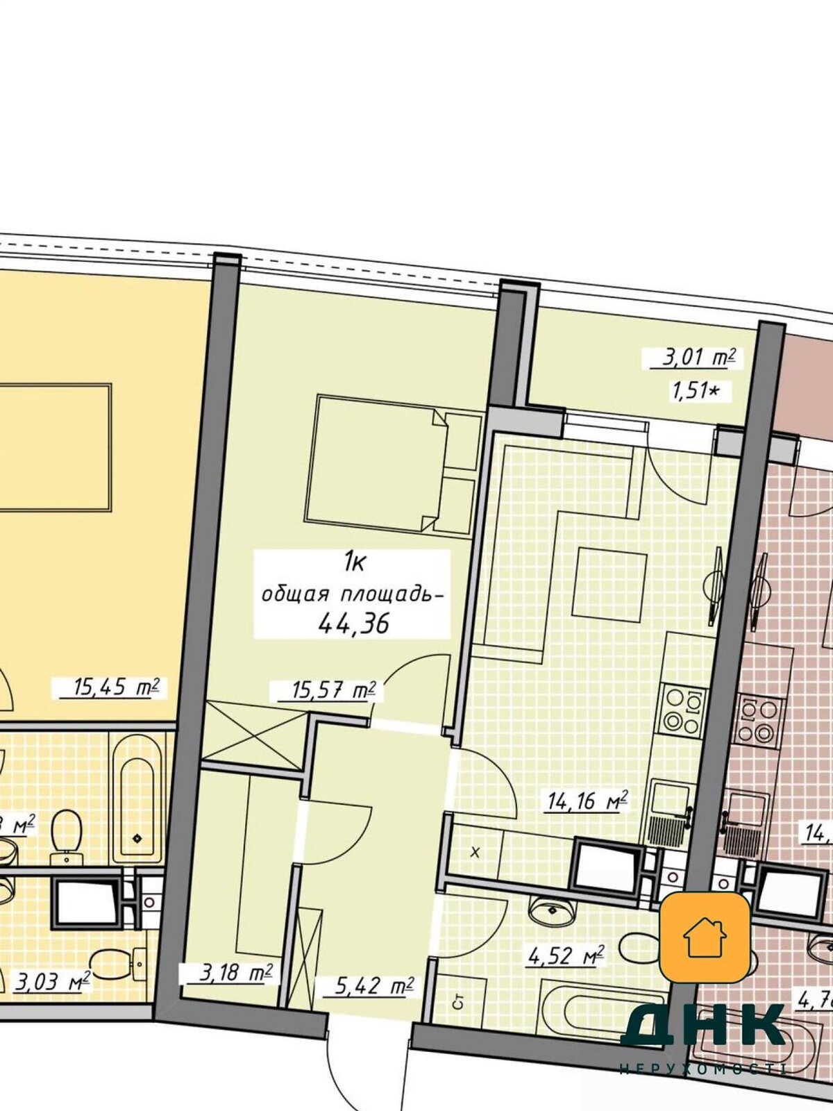 Продаж однокімнатної квартири в Одесі, на пров. Курортний 2, район Аркадія фото 1