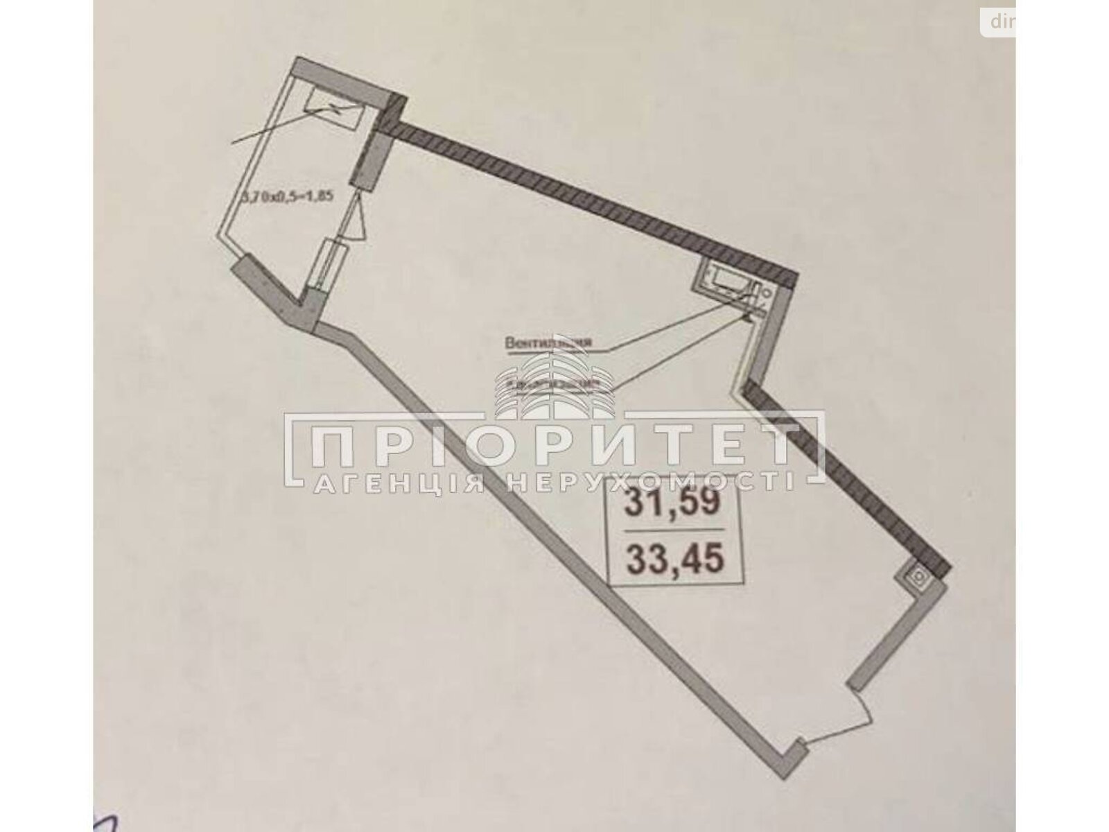 Продажа однокомнатной квартиры в Одессе, на пер. Клубничный, район Приморский фото 1