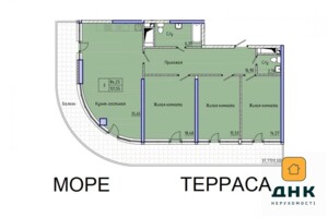 Продажа трехкомнатной квартиры в Одессе, на ул. Валерия Самофалова 16А/6, район Аркадия фото 2