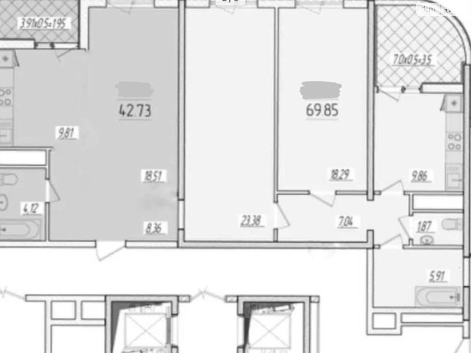 Продажа трехкомнатной квартиры в Одессе, на ул. Краснова 3 корпус 66, район Ближние Мельницы фото 1 Продажа трехкомнатной квартиры в Одессе, на ул. Краснова 3 корпус 66, район Ближние Мельницы фото 1