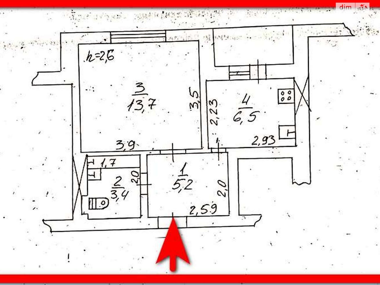 Продаж однокімнатної квартири в Одесі, на вул. Скворцова, район Ближні Млини фото 1