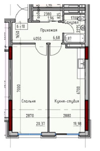 Продажа однокомнатной квартиры в Одессе, на ул. Дачная, район Большой Фонтан фото 2