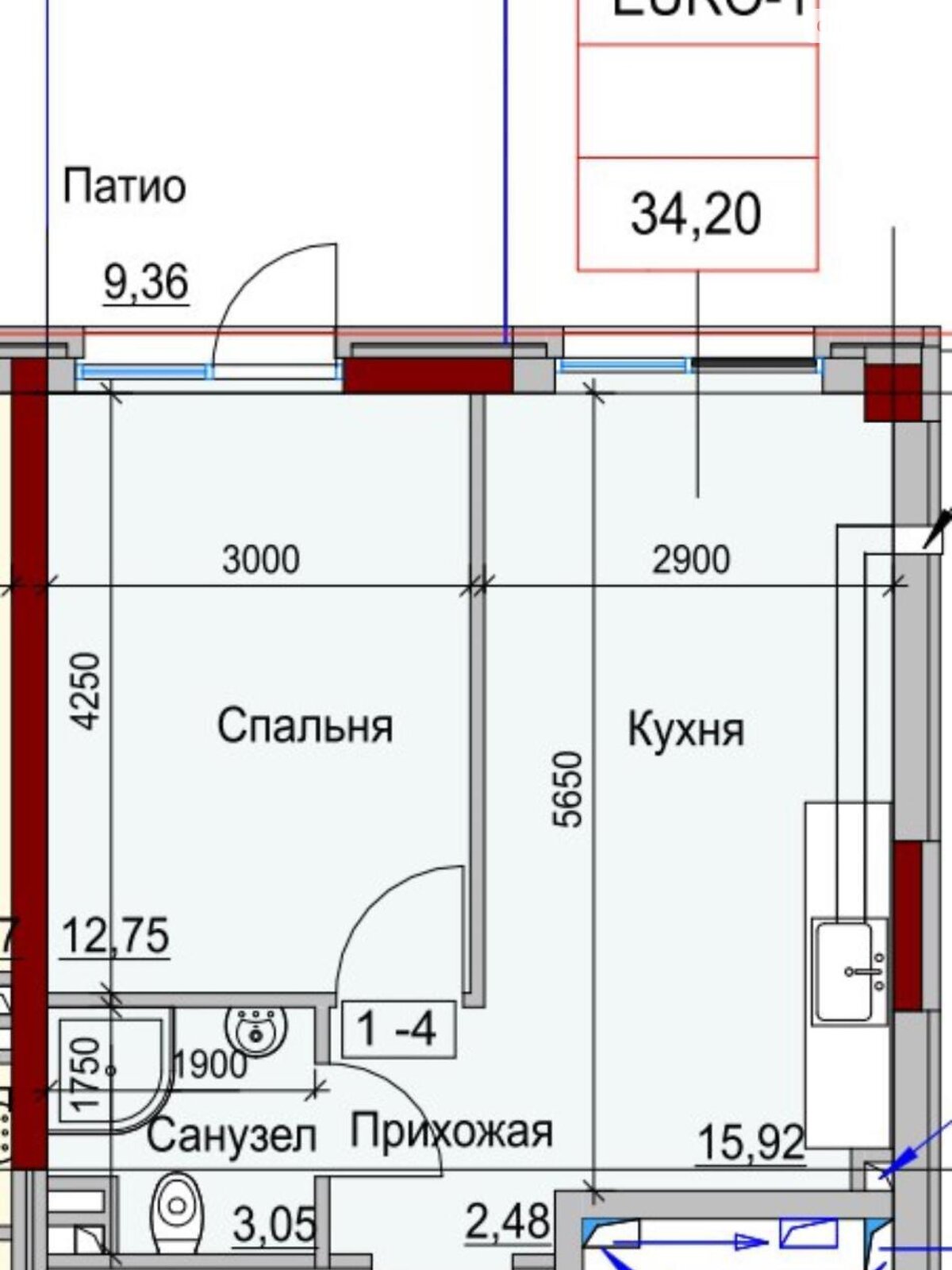 Продажа однокомнатной квартиры в Одессе, на ул. Дачная 28А, район Большой Фонтан фото 1