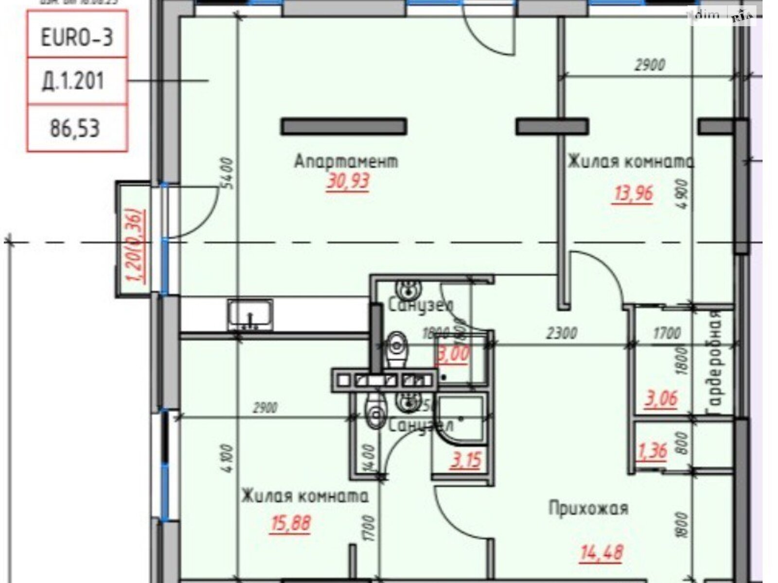 Продаж двокімнатної квартири в Одесі, на вул. Дачна 28, район Великий Фонтан фото 1