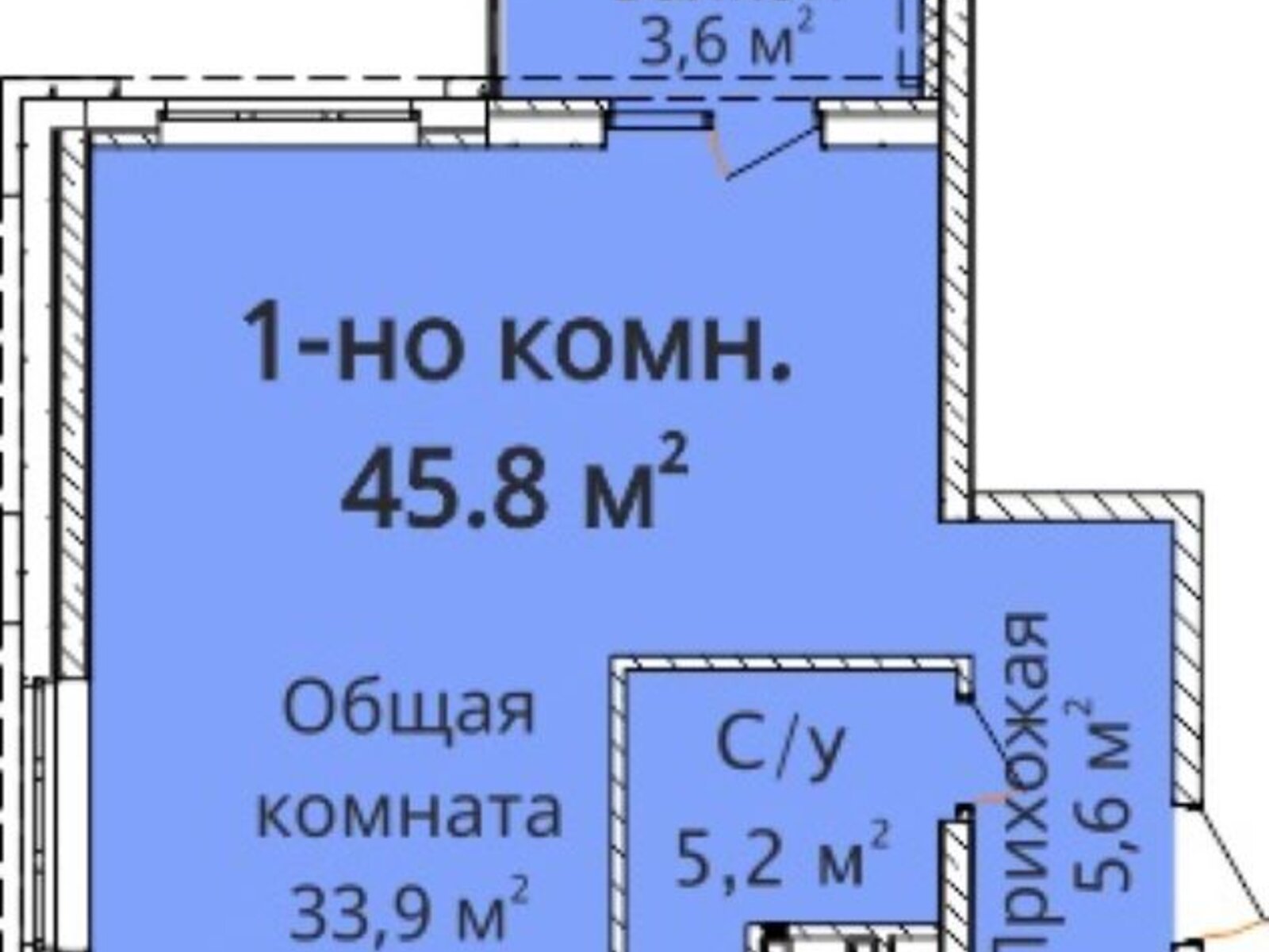 Продаж однокімнатної квартири в Одесі, на просп. Гагаріна, район Приморський фото 1