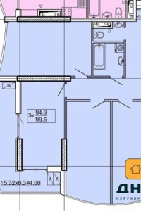 Продажа двухкомнатной квартиры в Одессе, на пер. Кордонный 2/2, район Большой Фонтан фото 2