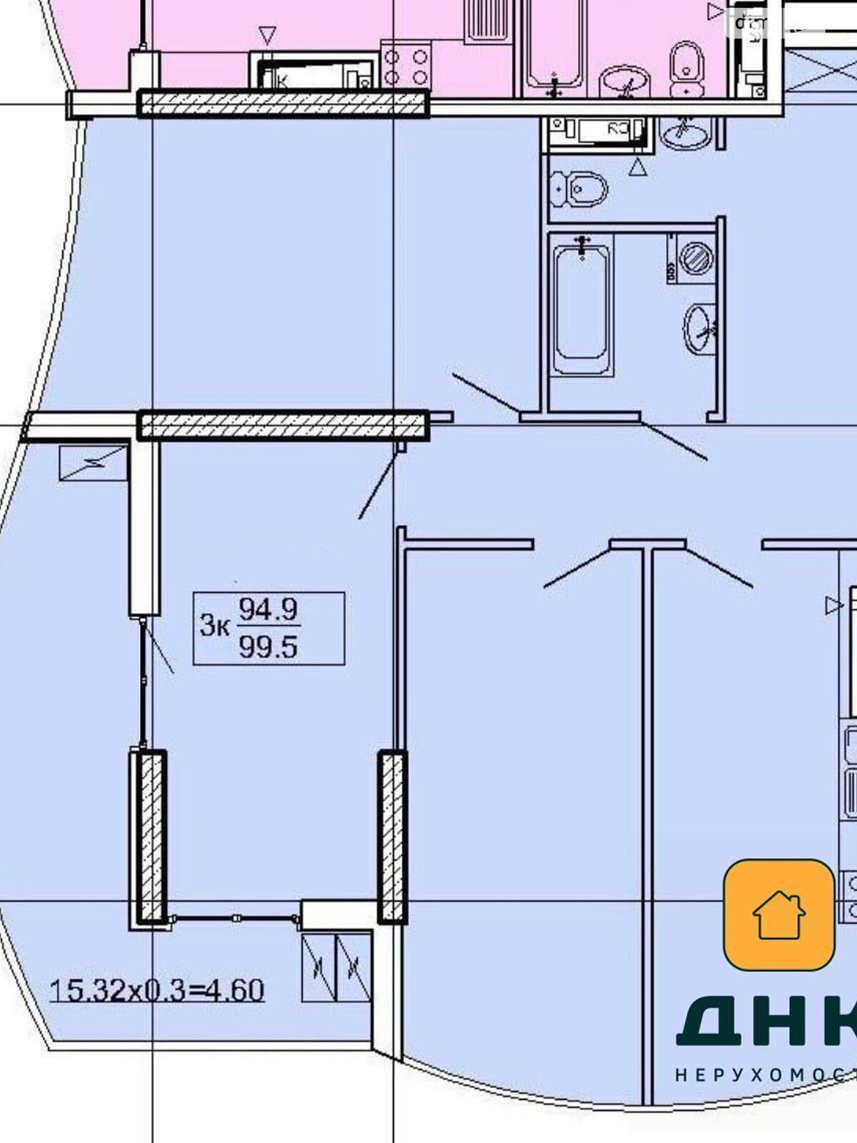 Продажа двухкомнатной квартиры в Одессе, на пер. Кордонный 2/2, район Большой Фонтан фото 1