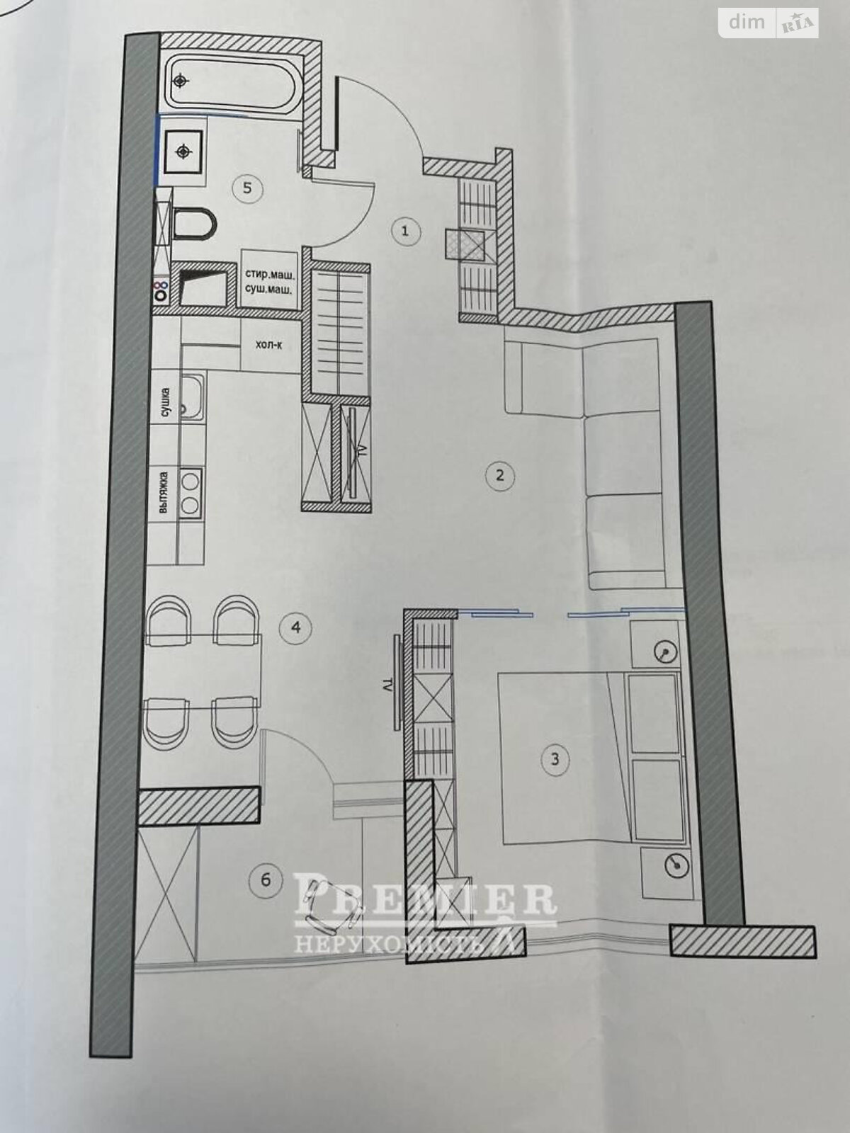 Продаж однокімнатної квартири в Одесі, на вул. Краснова, район Великий Фонтан фото 1