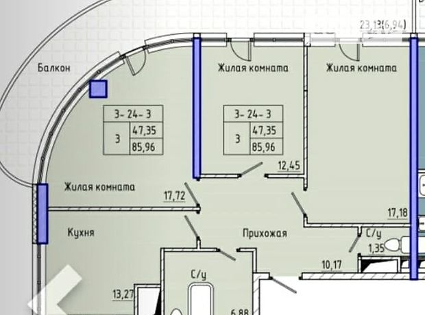 Продажа трехкомнатной квартиры в Одессе, на Фонтанская дорога 7 ст район Большой Фонтан фото 1 Продажа трехкомнатной квартиры в Одессе, на Фонтанская дорога 7 ст район Большой Фонтан фото 1