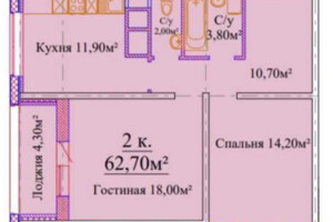 Продажа двухкомнатной квартиры в Одессе, на ул. Варненская, район Черемушки фото 2