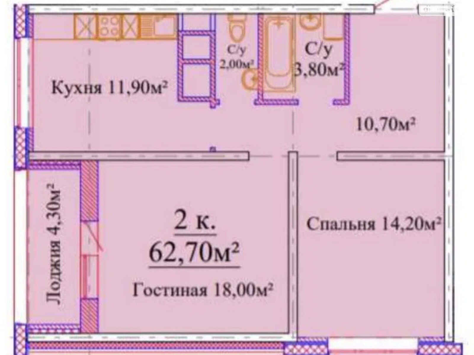 Продажа двухкомнатной квартиры в Одессе, на ул. Варненская, район Черемушки фото 1