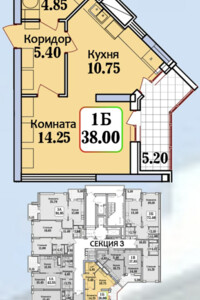 Продажа однокомнатной квартиры в Одессе, на ул. Героев Крут 27А, район Черемушки фото 2