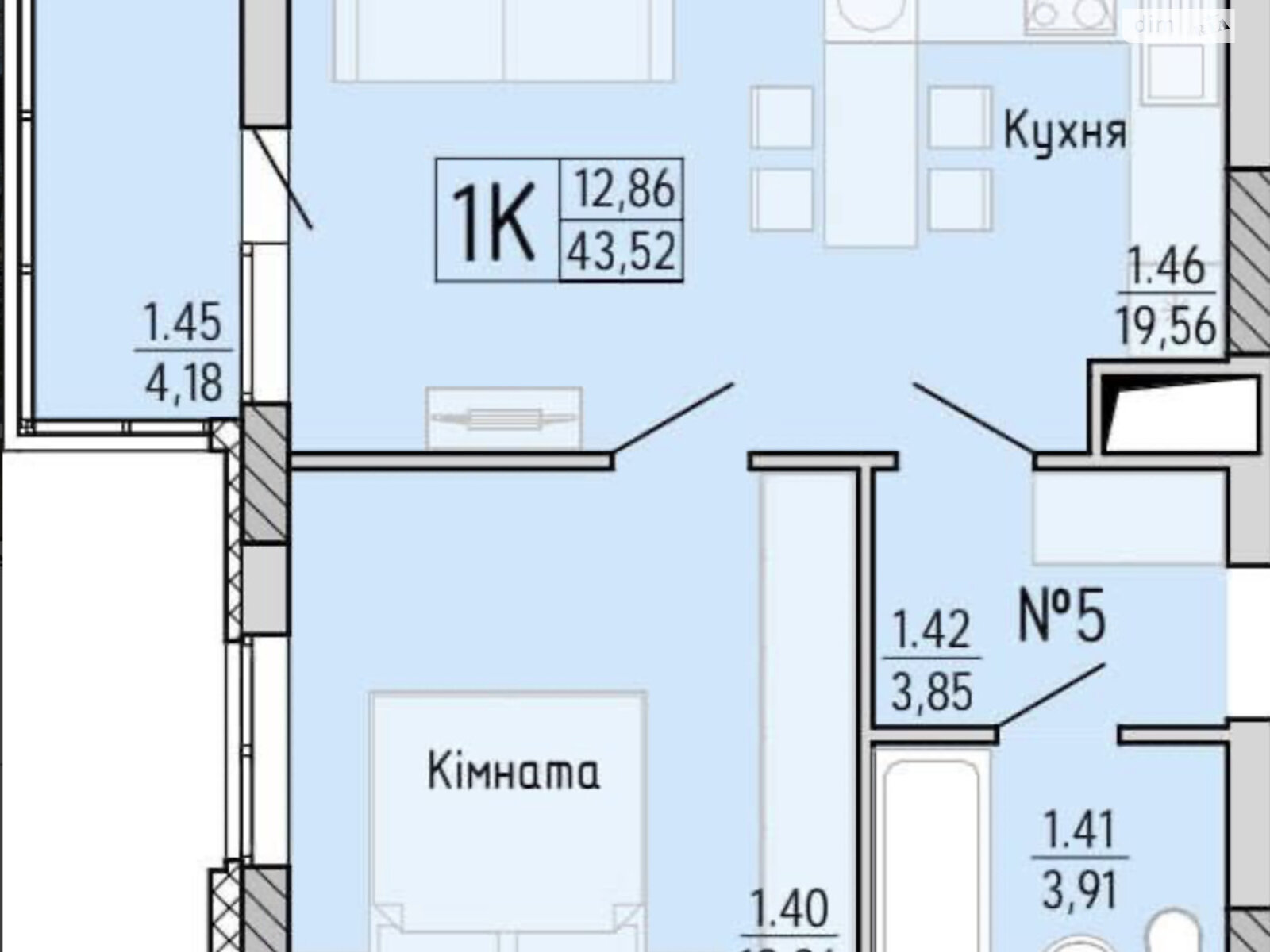 Продажа однокомнатной квартиры в Одессе, на ул. Профсоюзная 9, район Черемушки фото 1