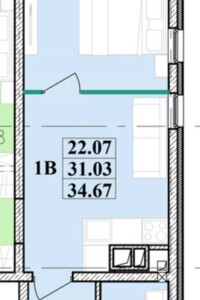 Продаж однокімнатної квартири в Одесі, на вул. Івана Франка 40 корпус 2, район Чубаївка фото 2