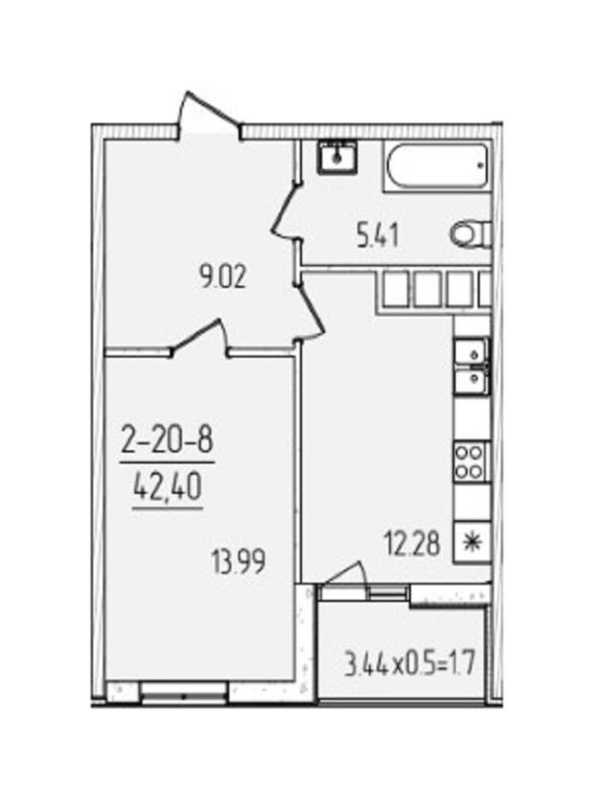 Продаж однокімнатної квартири в Одесі, на вул. Краснова 3/2, район Чубаївка фото 1