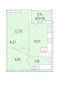 Продажа однокомнатной квартиры в Одессе, на ул. Краснова 3, район Чубаевка фото 2