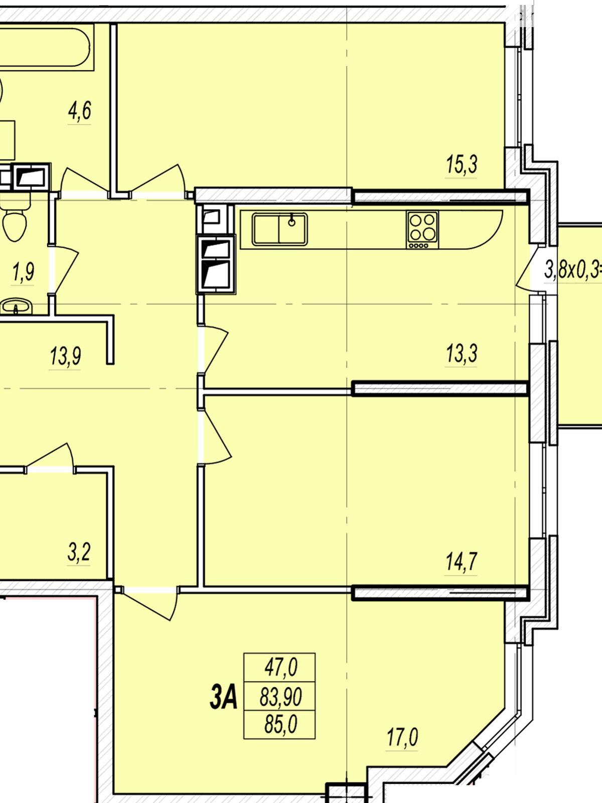 Продаж трикімнатної квартири в Одесі, на вул. Люстдорфська дорога 55/6, район Чубаївка фото 1 Продаж трикімнатної квартири в Одесі, на вул. Люстдорфська дорога 55/6, район Чубаївка фото 1