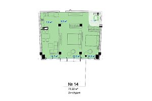 Продажа двухкомнатной квартиры в Фонтанке, на Гоголя улица 23А, фото 2