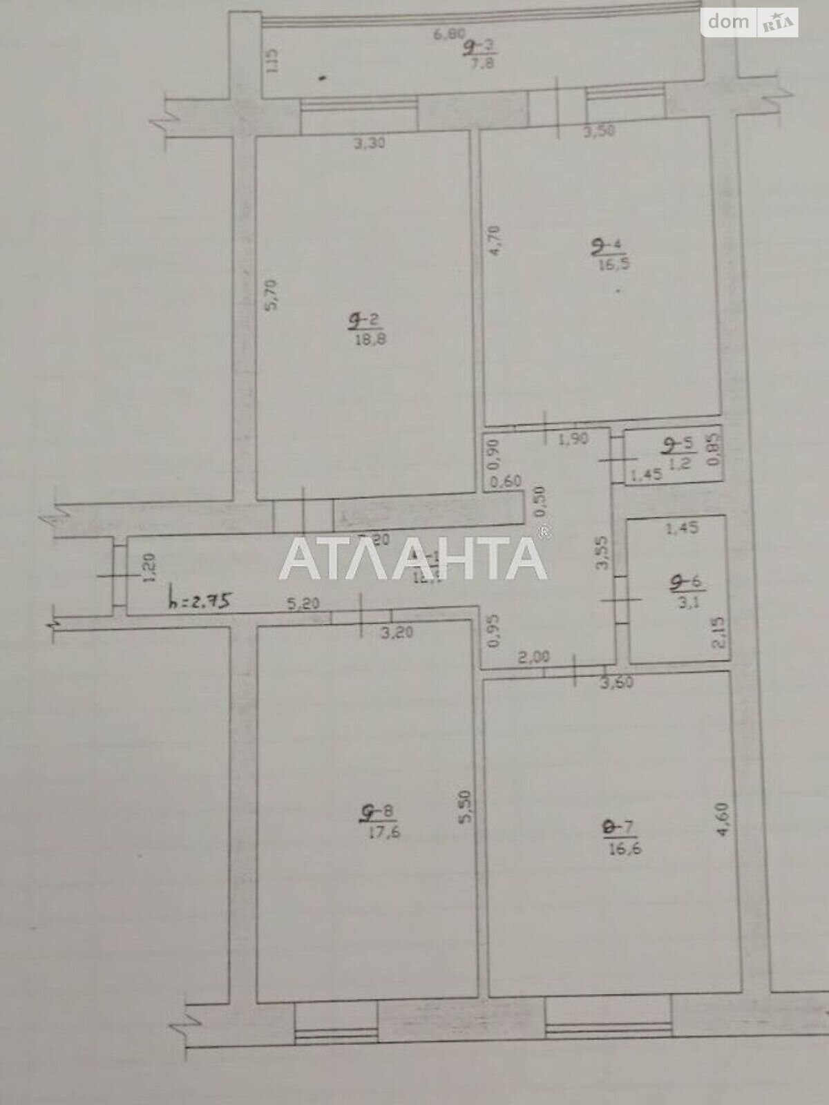 Продажа трехкомнатной квартиры в Фонтанке, на ул. Центральная 251, фото 1