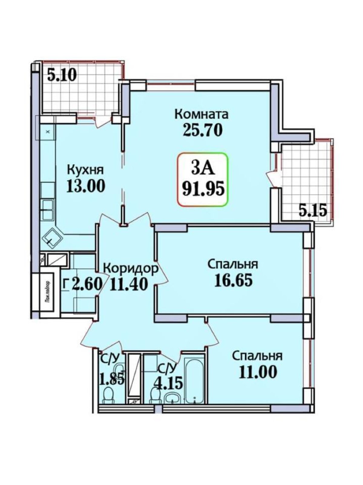 Продажа трехкомнатной квартиры в Одессе, на ул. Героев Крут 27А, район Хаджибейский фото 1